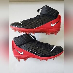 Black/ red Pro Level Football Cleats sz 15